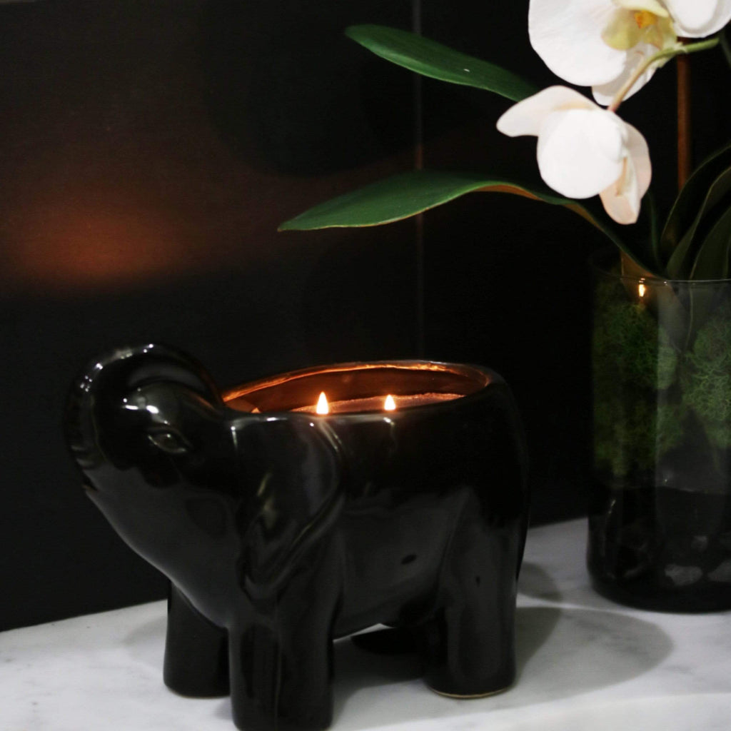 ceramic-black-elephant-candle-with-2-cotton-wicks