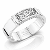 White "Un Rêve" Perfume Bracelet in Silver
