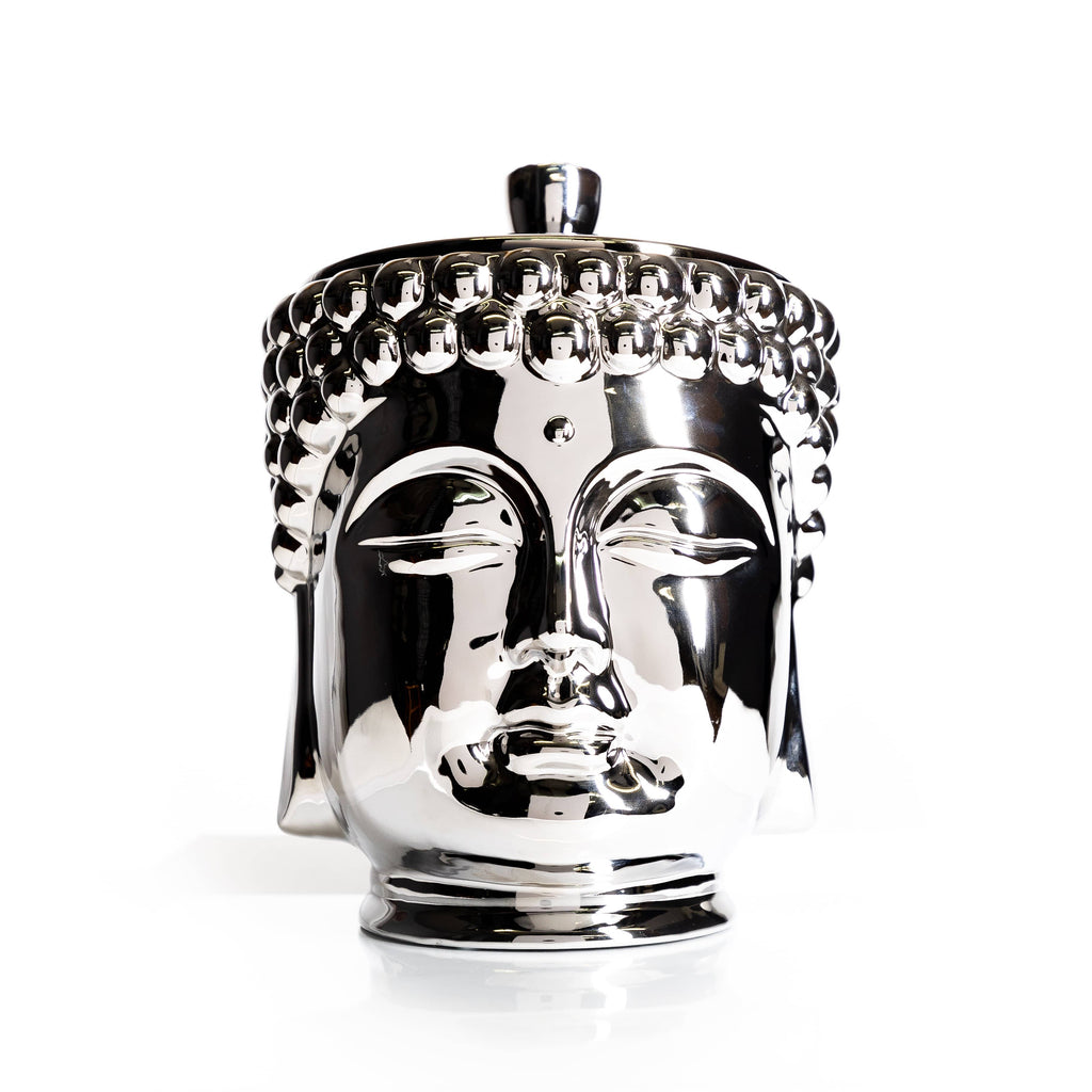 silver-ceramic-buddha-head-candle-with-cotton-wicks-and-soy-wax-essential-oils