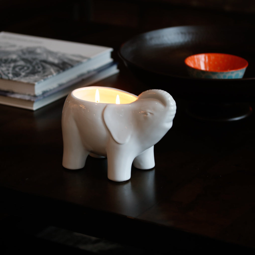 white elephant candle
